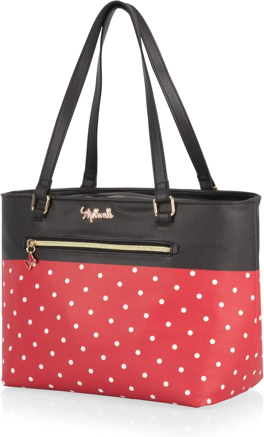 PICNIC TIME Disney Lilo & Stitch Uptown Cooler Tote Bag, Insulated Lunch Bag, Stylish Beach Bag Soft Cooler, (Black)