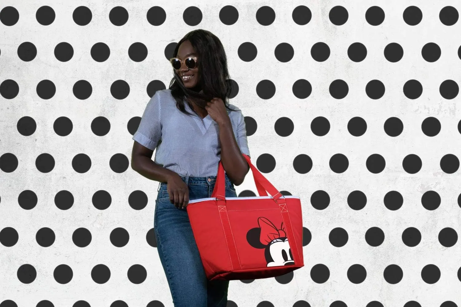 PICNIC TIME Disney Mickey Mouse Topanga Tote Cooler Bag, Soft Cooler Bag, Picnic Cooler