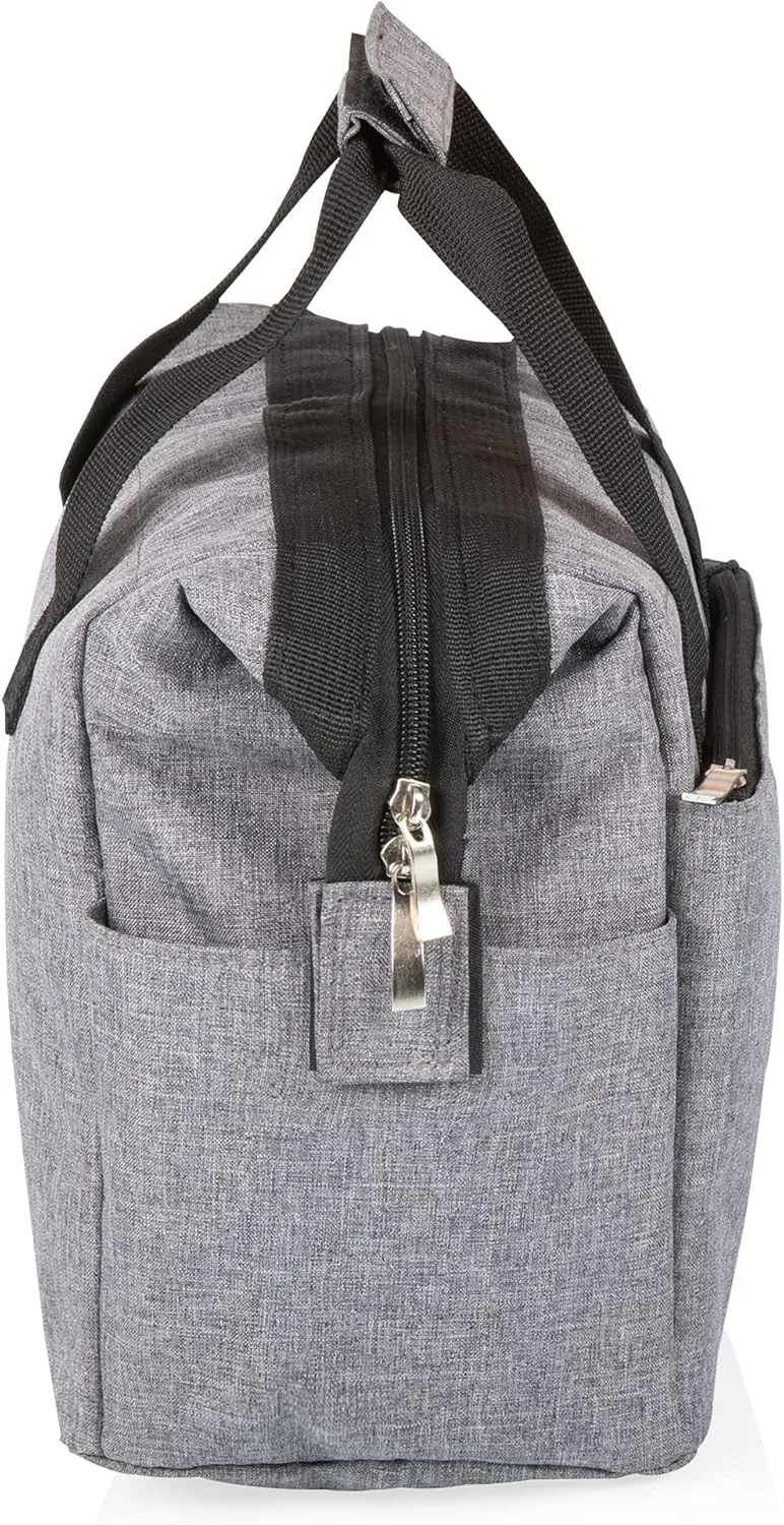 PICNIC TIME Game of Thrones 4 Houses On The Go Lunch Bag, Soft Cooler Lunch Box, Insulated Lunch Bag, (Heathered Gray)