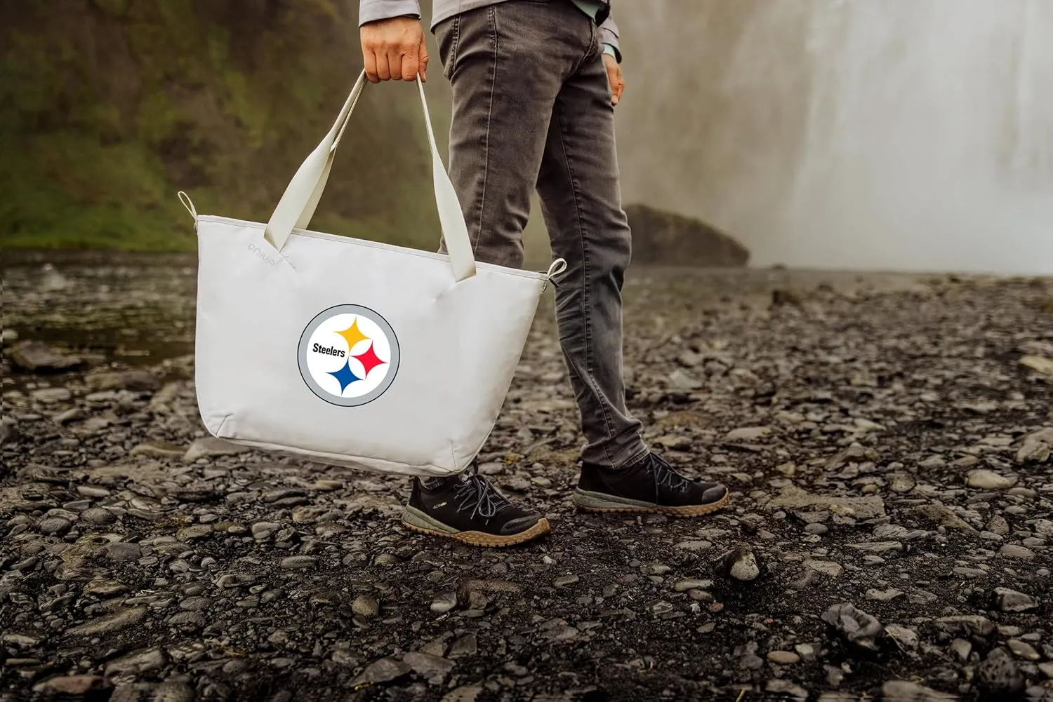 PICNIC TIME NFL Tarana Cooler Tote Bag made with Recycled Materials, Soft Cooler Tote Bag