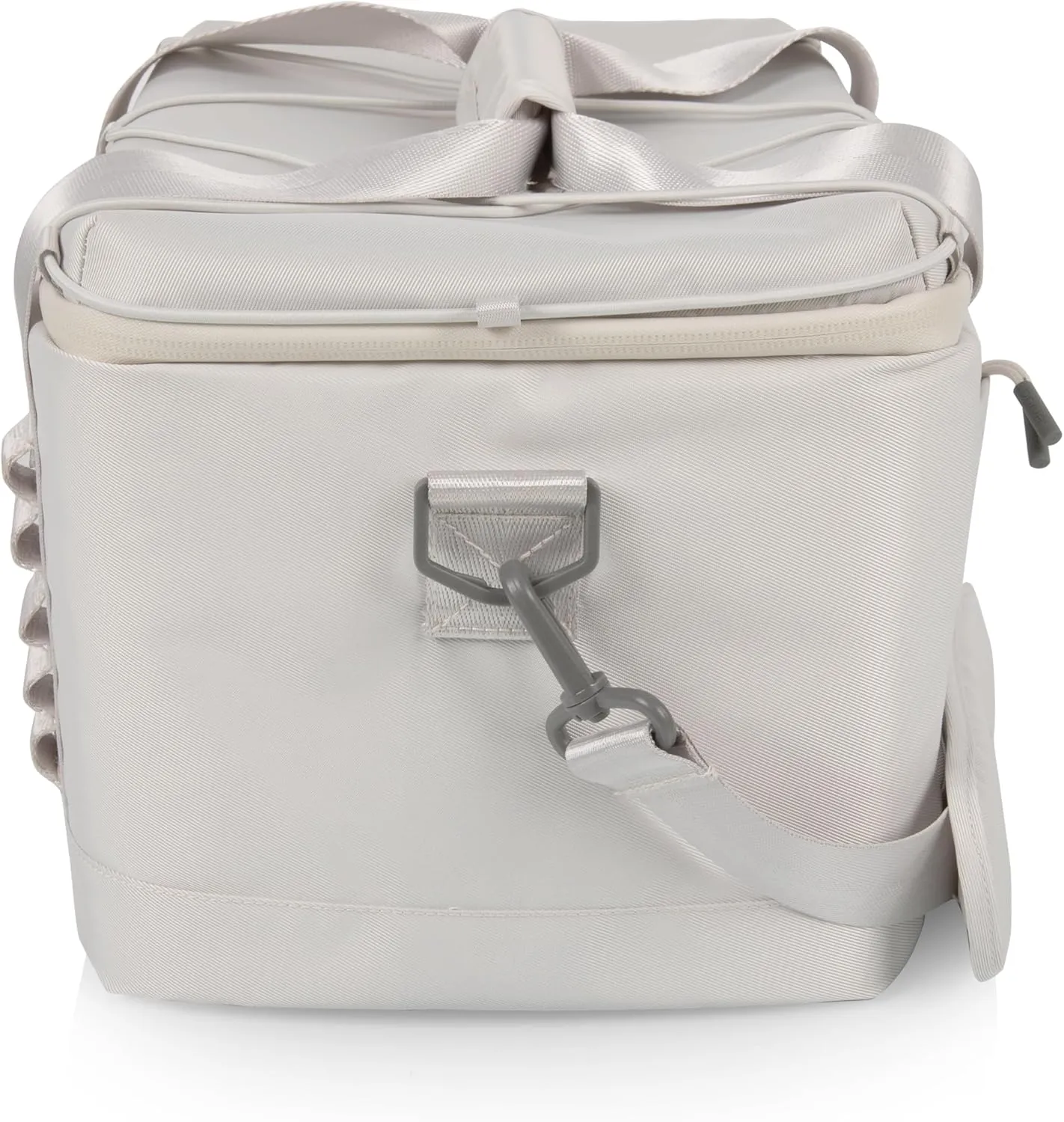 PICNIC TIME Tarana Superthick Cooler Bag with Removable Shoulder Strap, 12 Can Insulated Soft Cooler, Beach Cooler, Insulated Camping Cooler, Picnic Cooler, (Halo Gray)