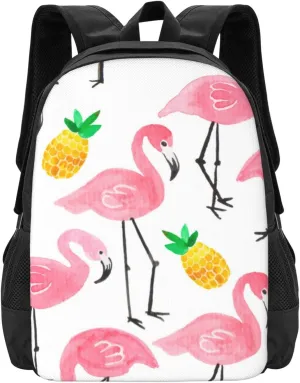 Pink Flamingos Lightweight Packable Backpack Travel Casual Hiking Daypack Foldable Backpack For Men Women