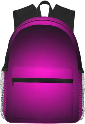 Pink Neon Lightweight Packable Backpack Travel Casual Hiking Daypack Foldable Backpack For Men Women