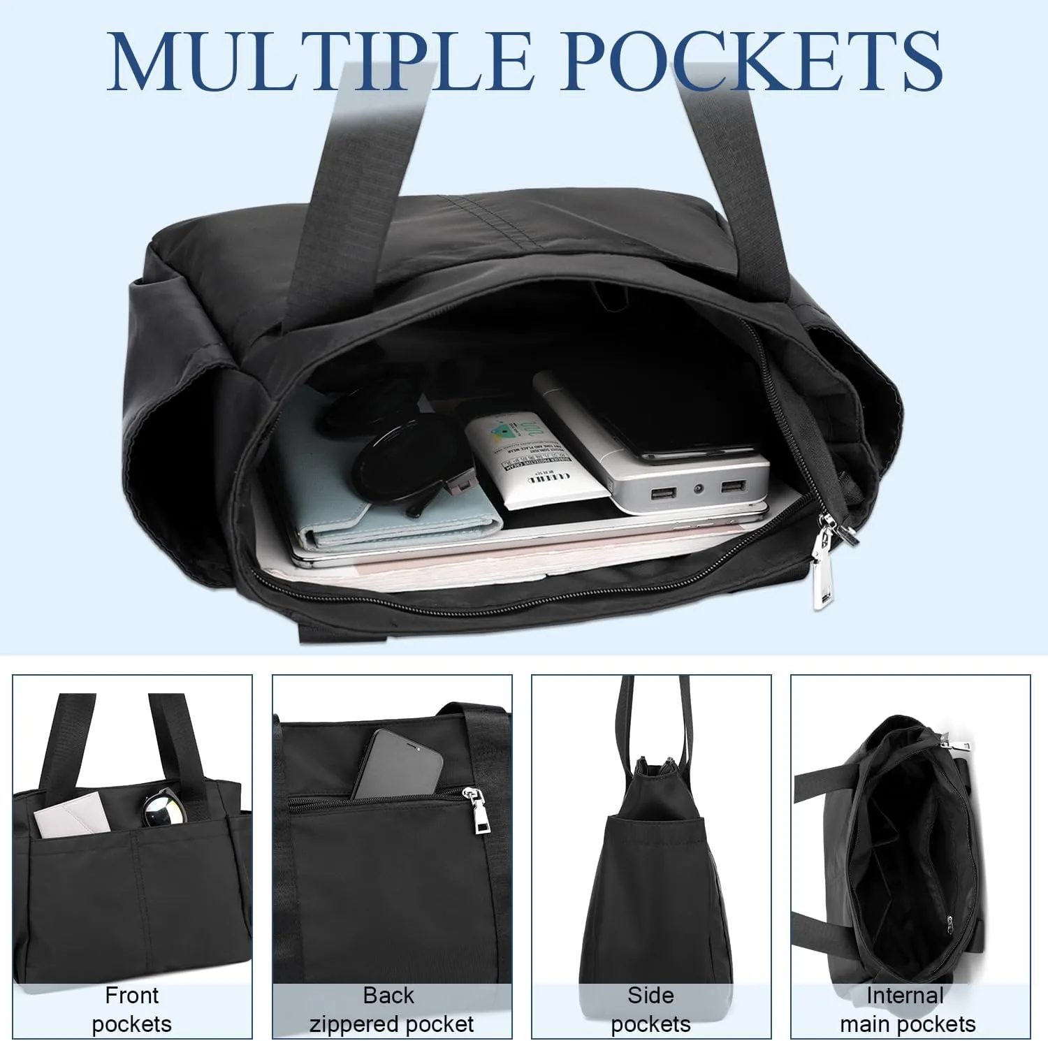 PlasMaller Carry On Travel Duffle Bag Packable Luggage Travel Gear Sports Gym Bags Lightweight Tote Shoulder Pack