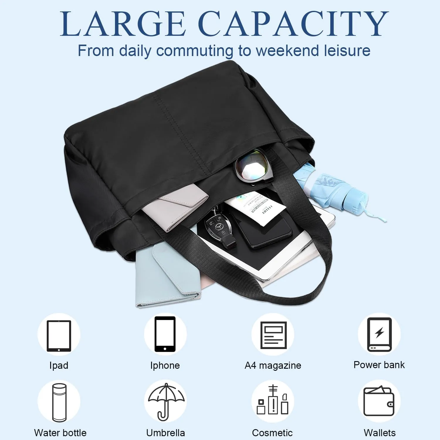 PlasMaller Carry On Travel Duffle Bag Packable Luggage Travel Gear Sports Gym Bags Lightweight Tote Shoulder Pack