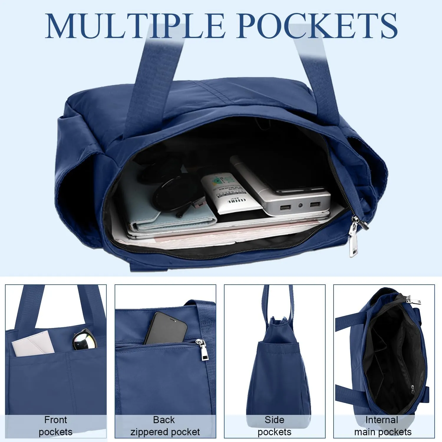 PlasMaller Carry On Travel Duffle Bag Packable Luggage Travel Gear Sports Gym Bags Lightweight Tote Shoulder Pack