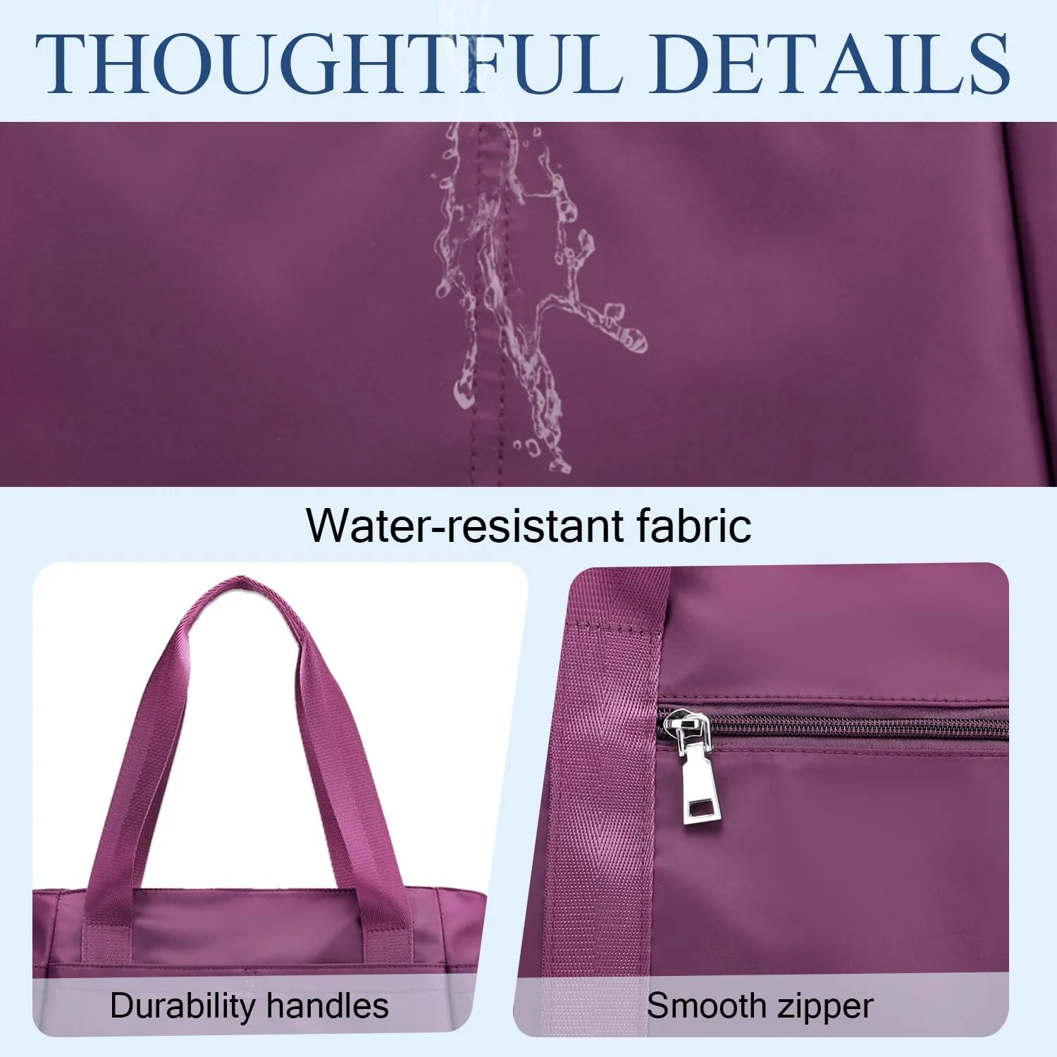 PlasMaller Carry On Travel Duffle Bag Packable Luggage Travel Gear Sports Gym Bags Lightweight Tote Shoulder Pack