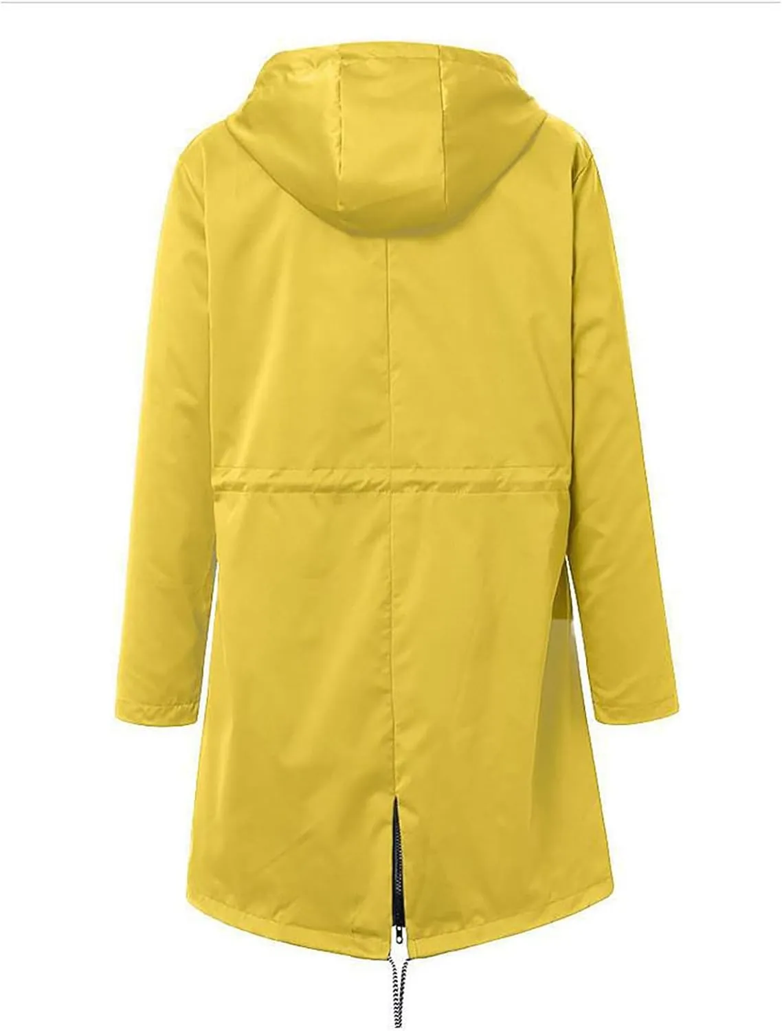Plus Size Raincoat Women Long Hooded Trench Coats Lined Windbreaker Travel Jacket Outdoor 2023 Long Hooded Jackets