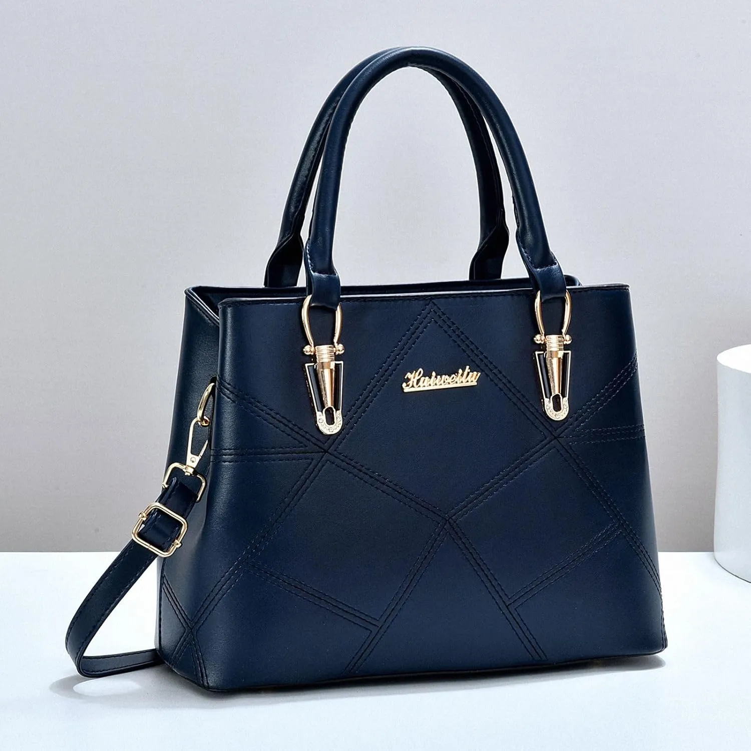 PORT&LOTUS Womens Top-handle Leather Handbags Totes Purses for Women Satchel Shoulder Bag for Ladies