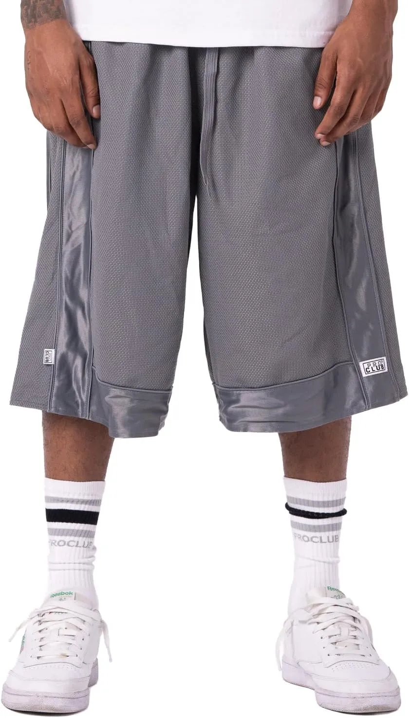 Pro Club Men's Heavyweight Mesh Basketball Shorts
