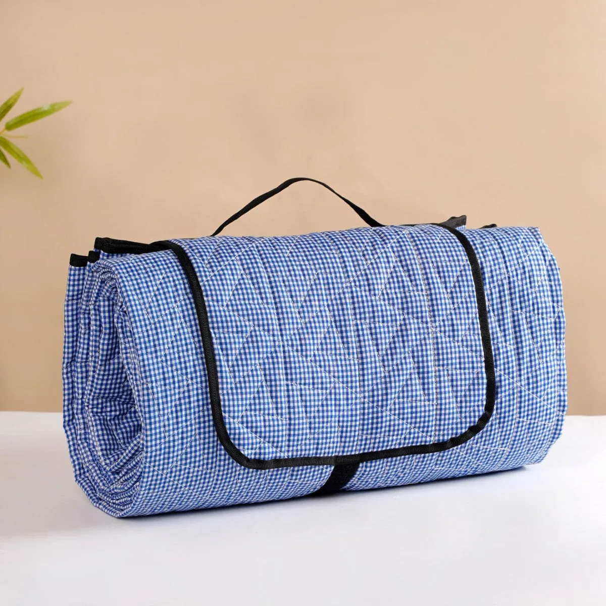 Quilted Foldable Picnic Mat 84x60 Inch