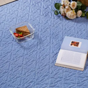 Quilted Foldable Picnic Mat 84x60 Inch