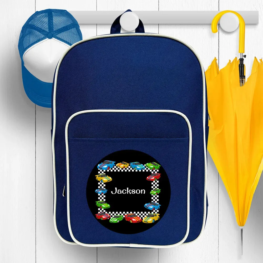 Race Cars Backpack