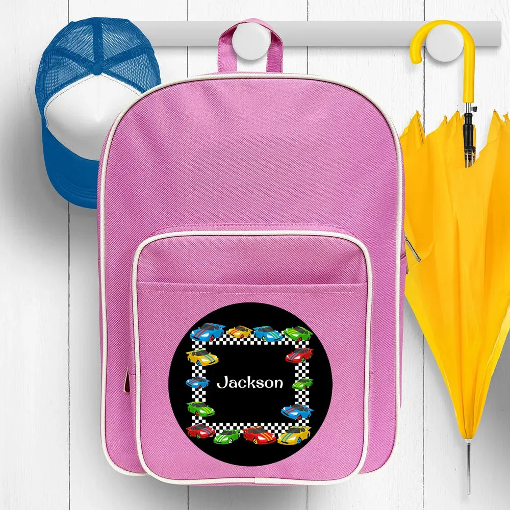 Race Cars Backpack