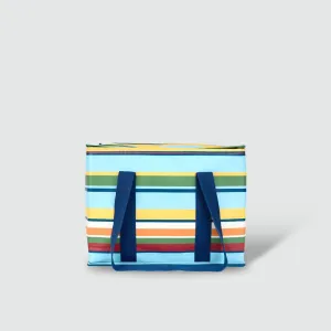 Retro Stripe Picnic Tote