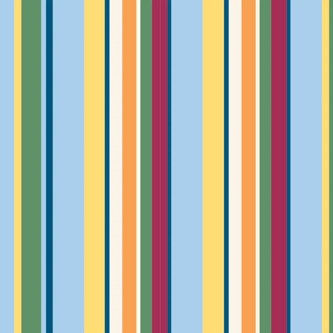 Retro Stripe Picnic Tote