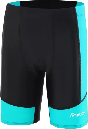 Roadbox Boys' Swim Jammers, Quick Dry Youth Competitive Swim Team Shorts, UPF 50  Bathing Athletic Compression Swim Trunks
