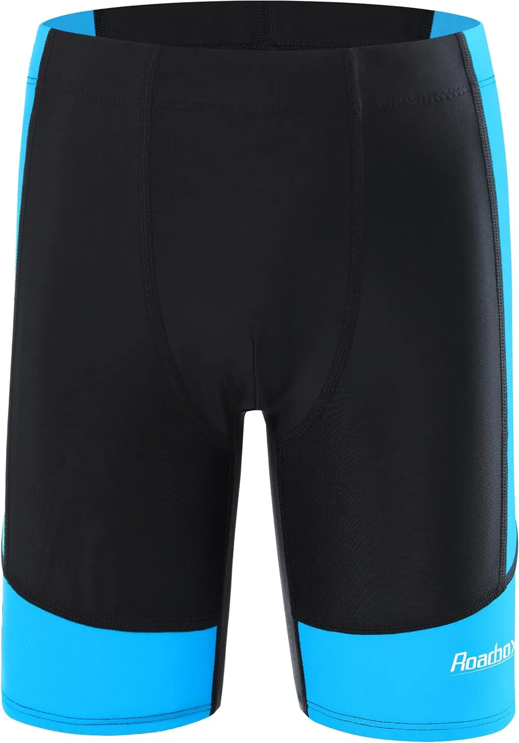 Roadbox Boys' Swim Jammers, Quick Dry Youth Competitive Swim Team Shorts, UPF 50  Bathing Athletic Compression Swim Trunks