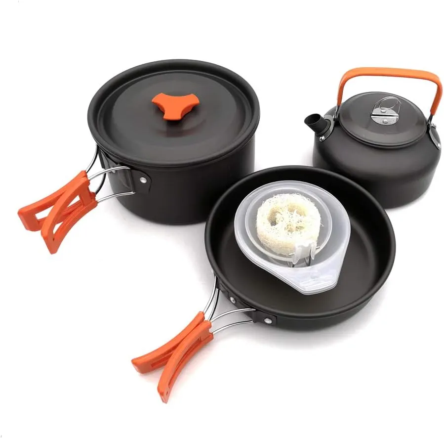 ROARINGWILD Camping Cookware Kit