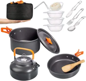 ROARINGWILD Camping Cookware Kit
