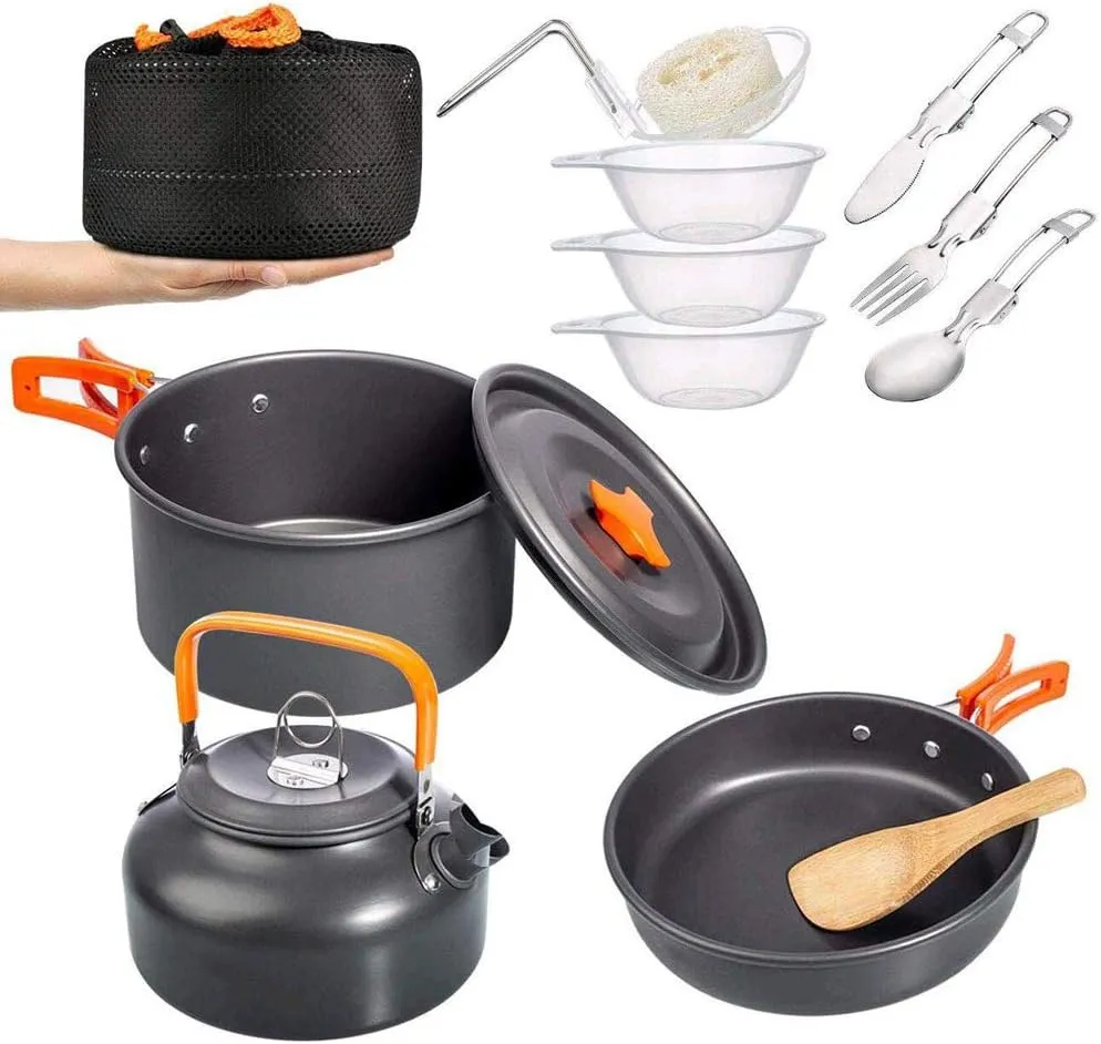 ROARINGWILD Camping Cookware Kit