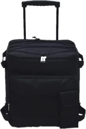 Rolling Cooler on Wheels,Outdoor Cooler Trolley Bag Insulated Leakproof Collapsible Bag for Picnic Camping Beach