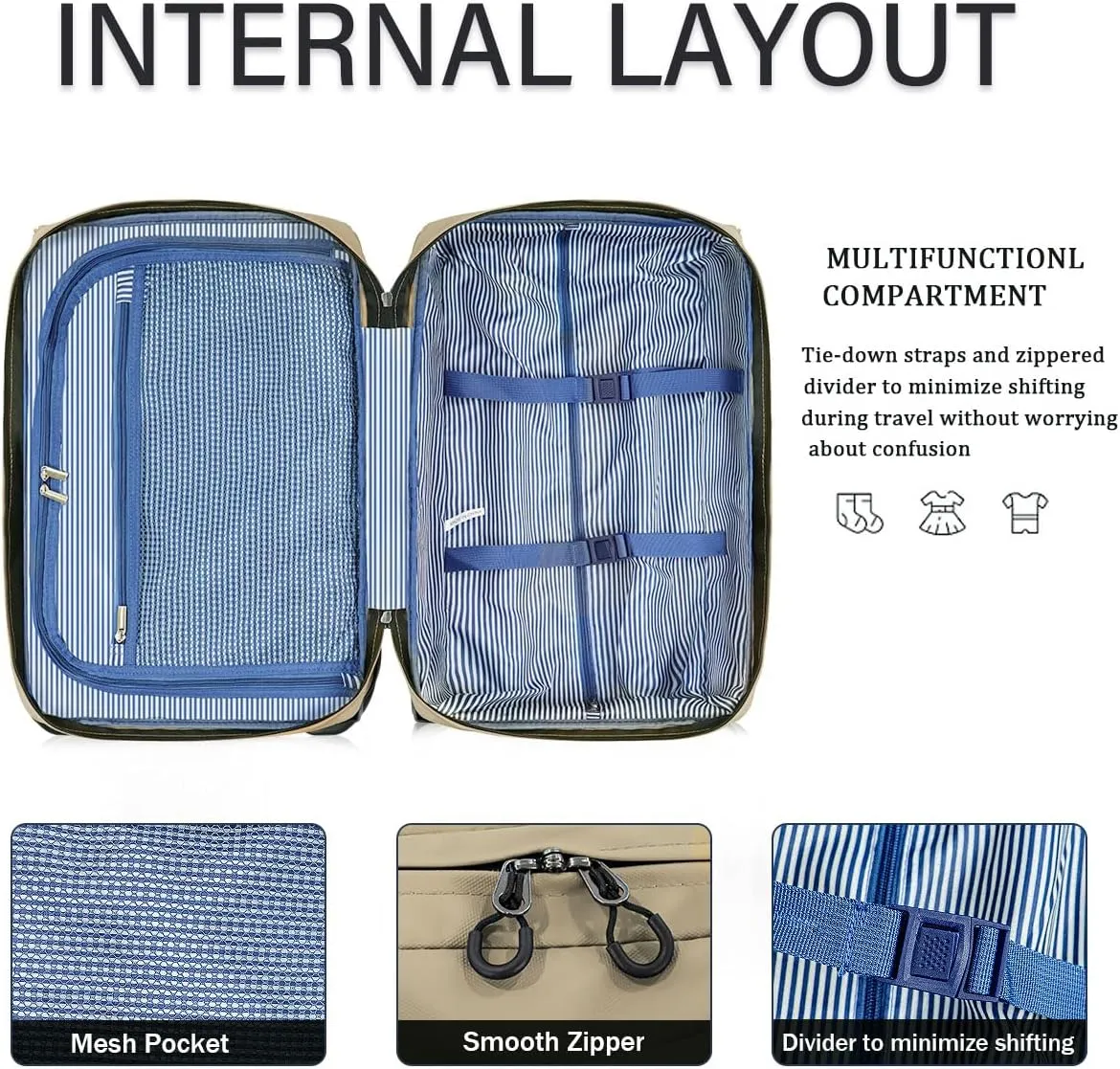 Rolling Duffle Bag with Wheels,3 In 1 Waterproof Travel Duffel Luggage with Rollers,Beige