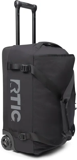 RTIC Road Trip Rolling Duffle Bag with Wheels for Men and Women, Traveling Tote for Camp, Travel, Gym, Weekender, Camping, Overnight Carry On, Sports, Spacious, Water Resistant, Medium, Black