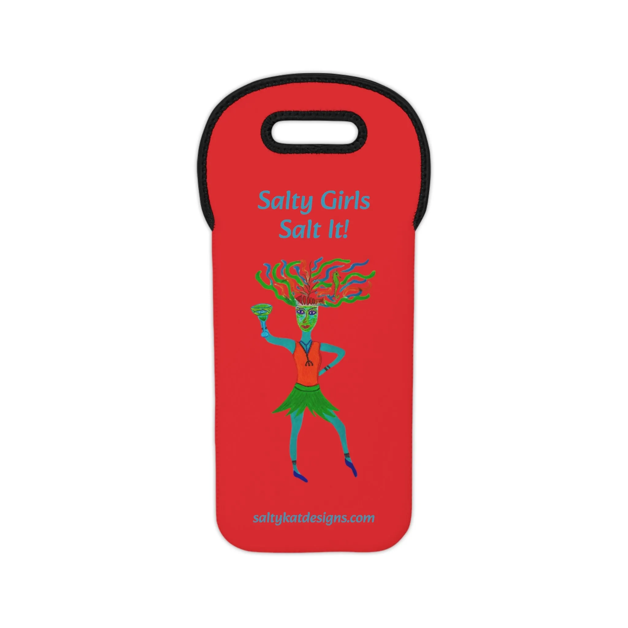 Salty Girls "Salt It!" - Wine Tote Bag