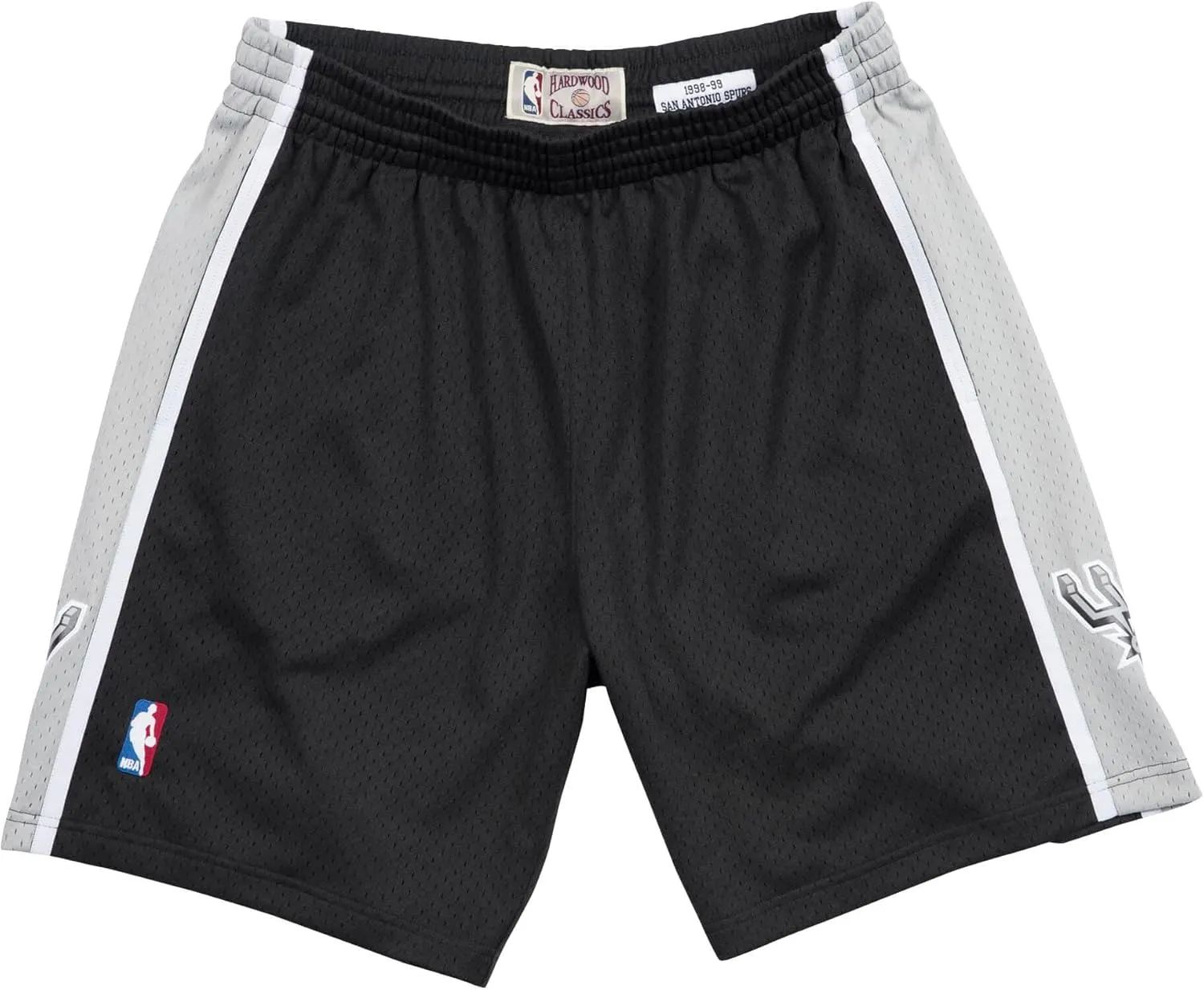San Antonio Spurs Men's Road 1998-99 Black Swingman Shorts