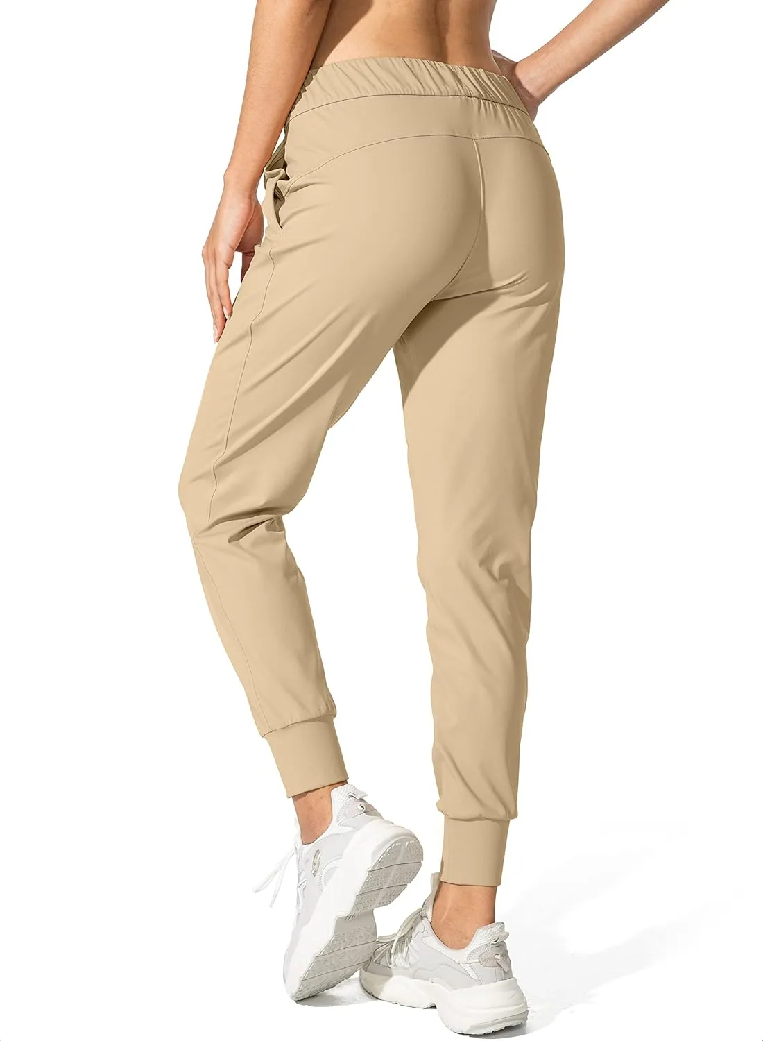 SANTINY Women's Joggers Pants Pockets Drawstring Running Sweatpants for Women Lounge Workout Jogging