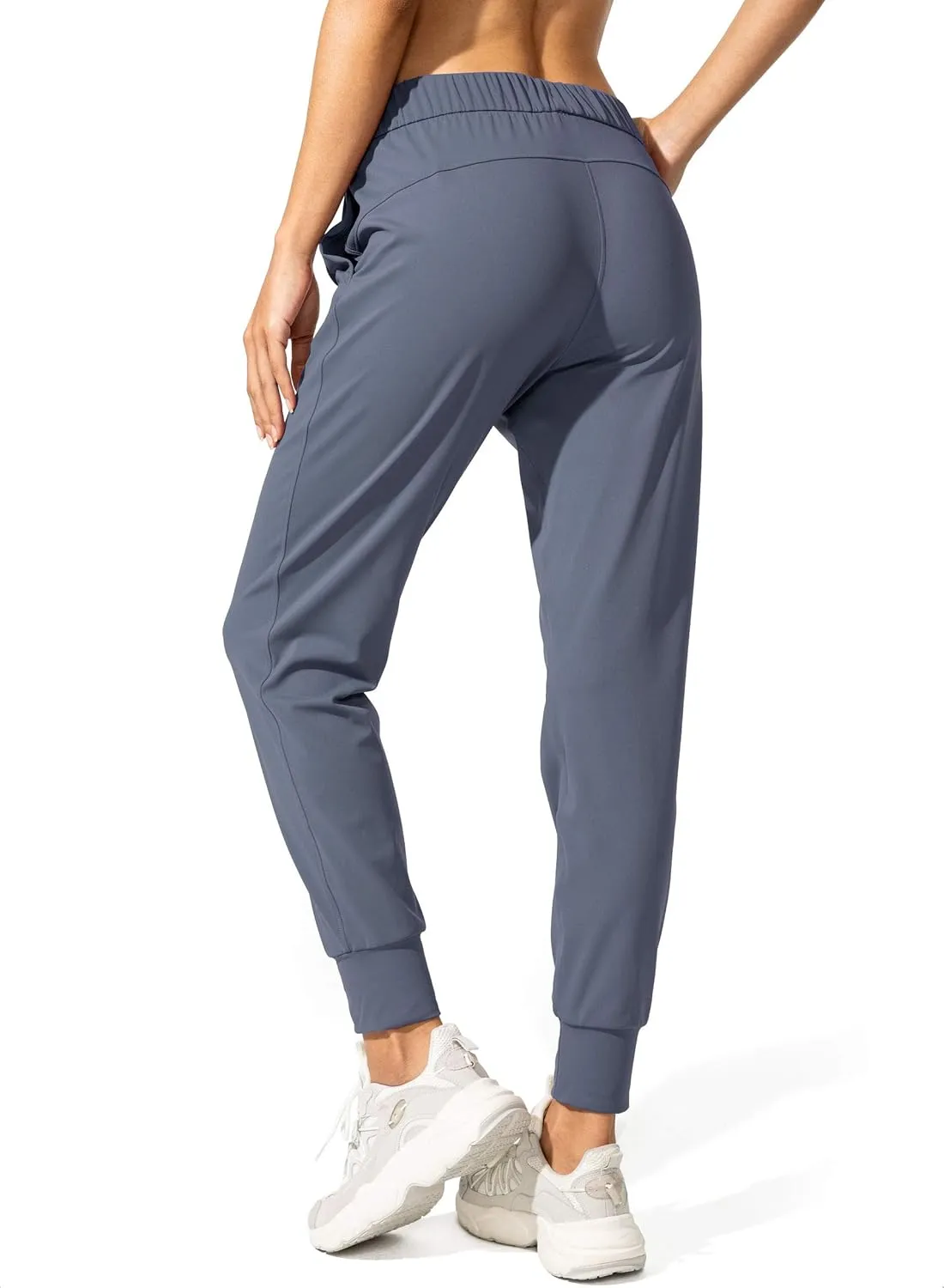 SANTINY Women's Joggers Pants Pockets Drawstring Running Sweatpants for Women Lounge Workout Jogging