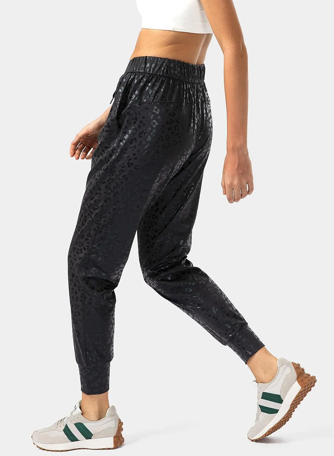 SANTINY Women's Joggers Pants Pockets Drawstring Running Sweatpants for Women Lounge Workout Jogging