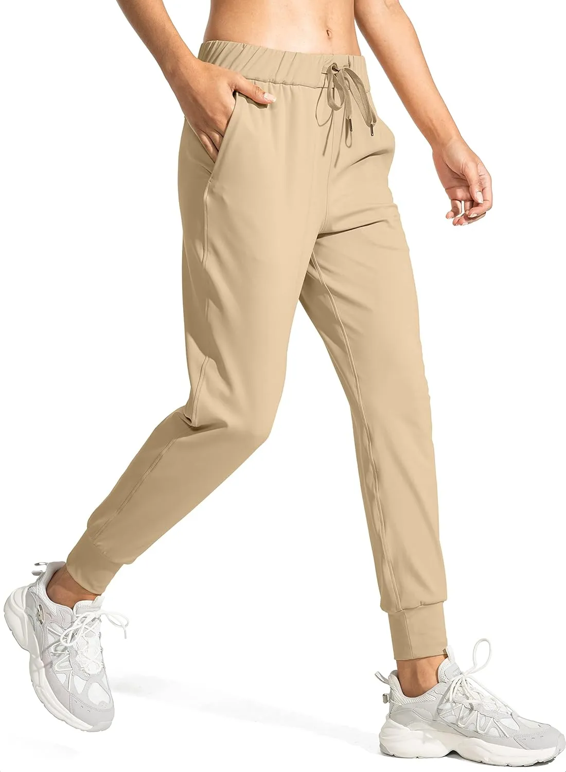 SANTINY Women's Joggers Pants Pockets Drawstring Running Sweatpants for Women Lounge Workout Jogging