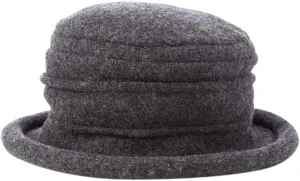 Scala Women's Packable Boiled Wool Cloche