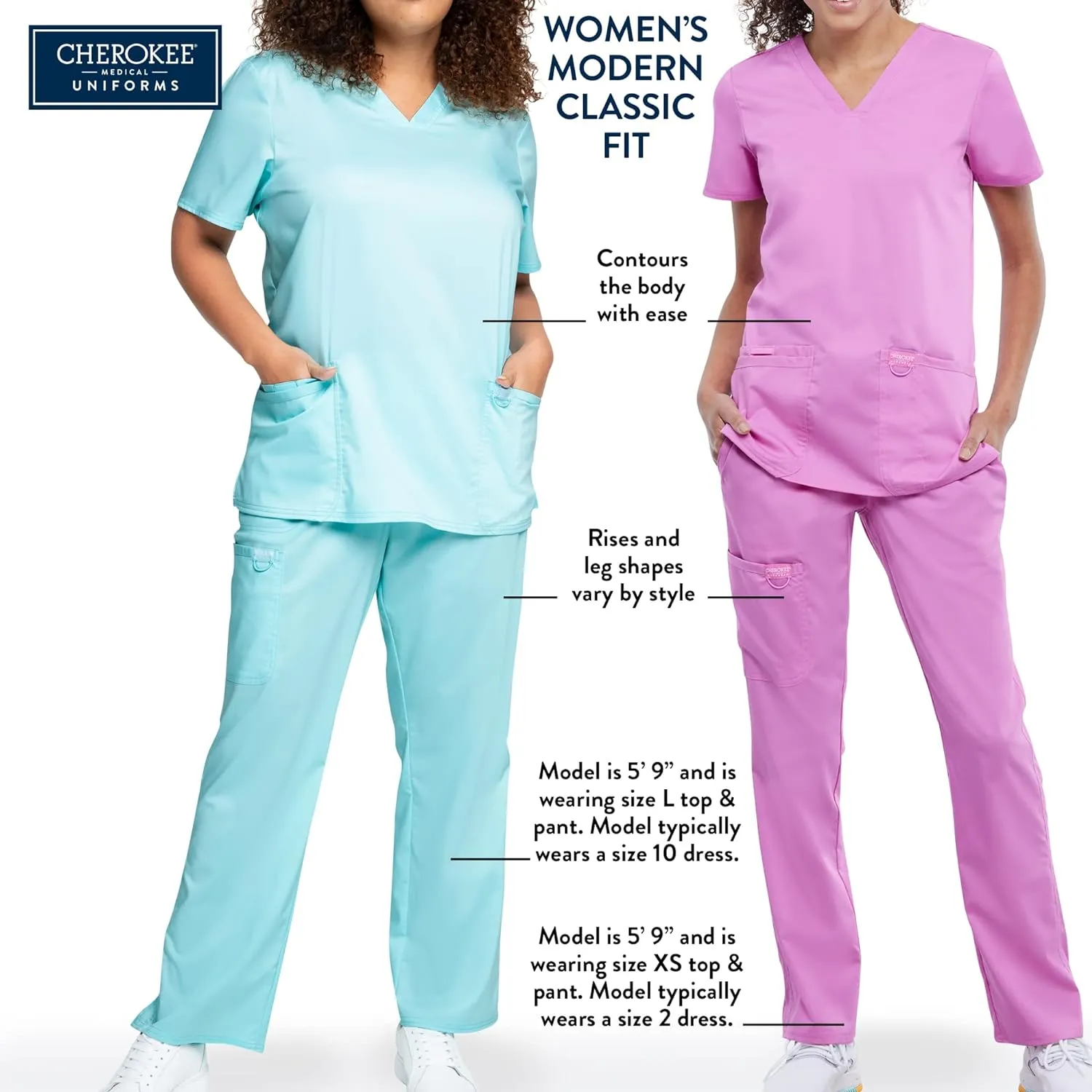 Scrubs for Women Workwear Core Stretch Drawstring Cargo Scrub Pants 4044