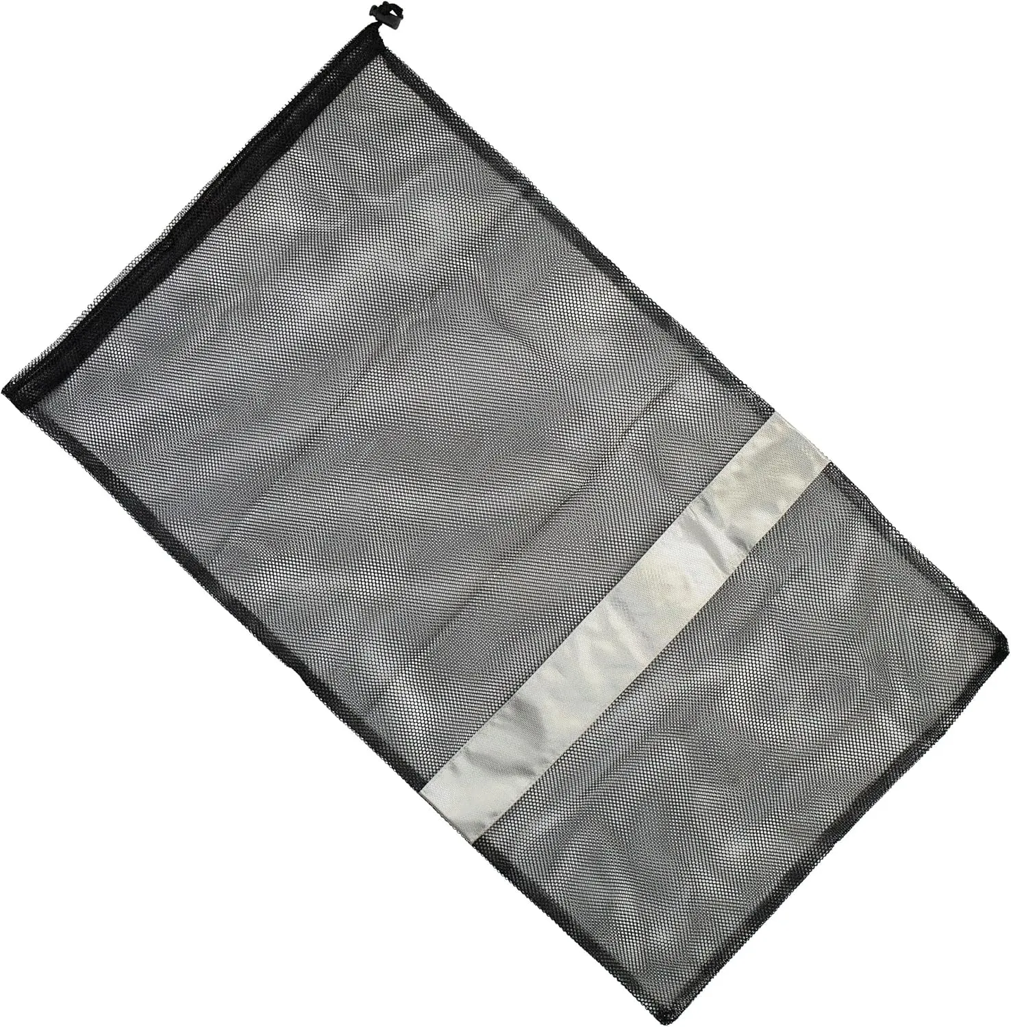 Scuba Choice Scuba Diving Dive Drawstring Mesh Bag with Gray Bar for Wetsuit or Gear, 31" x 18"