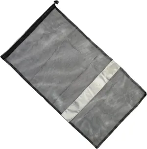 Scuba Choice Scuba Diving Dive Drawstring Mesh Bag with Gray Bar for Wetsuit or Gear, 31" x 18"