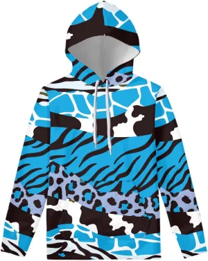 SEANATIVE Women Girls Pullover Drawstring Hoodies Sweatshirt with Front Pocket Oversize