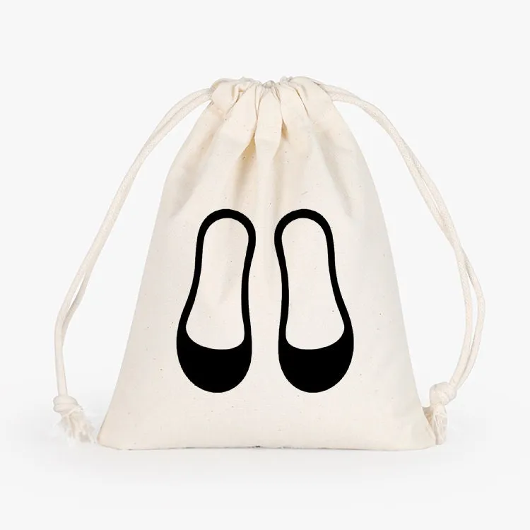 Set of Gorgeous Personalized Shoe Bags, great for hostess or bridal party gifts,shoe bags,cotton drawstring shoe bags,custom shoe bags