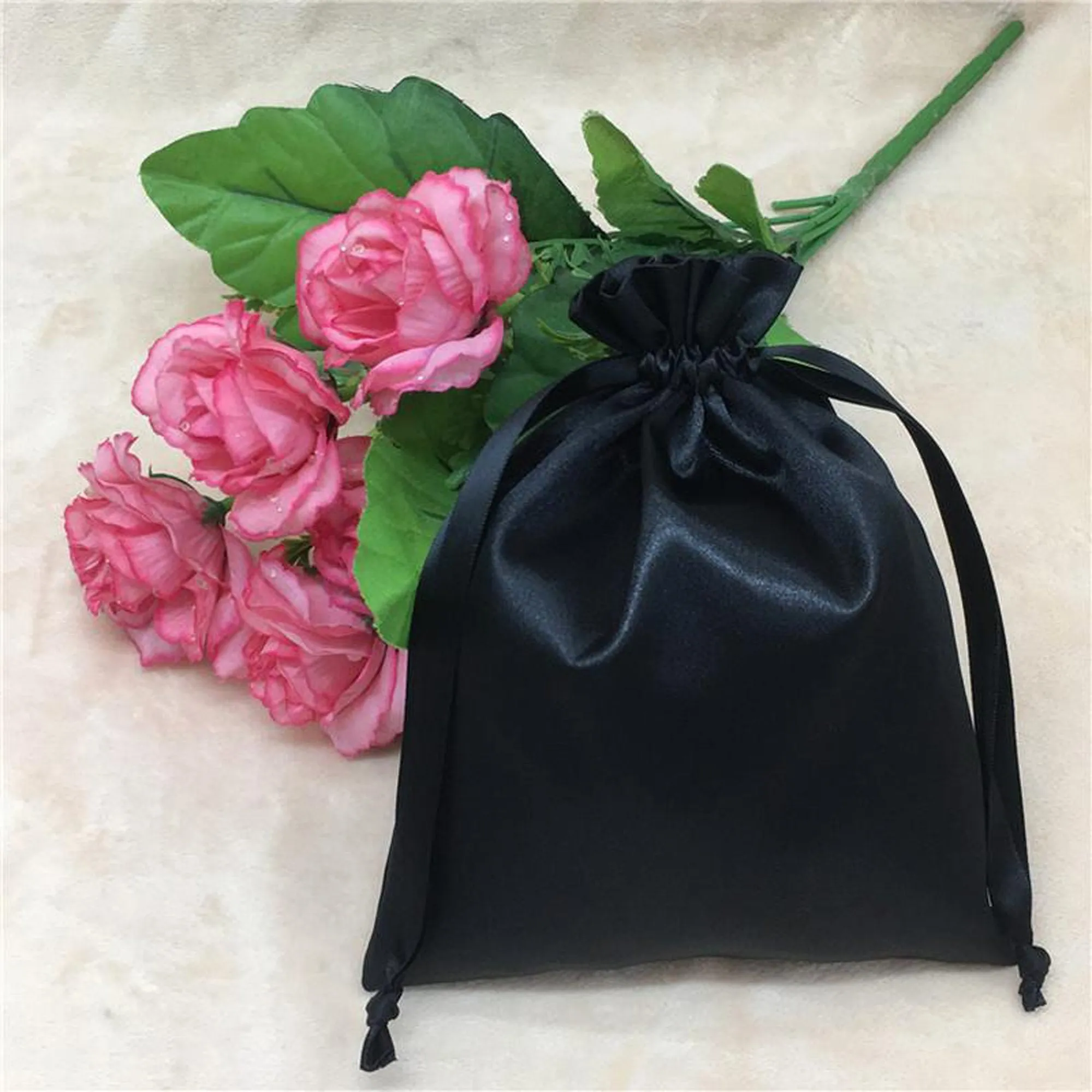 Sets of 20 plus Black Satin Bags,White Satin Bags,Jewelry Bags,Custom logo bag,Merchandise bags,Drawstring bag,Jewelry pocuhes,Bracelet bag
