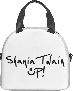 Shania Music Twain Men Women Lunch Bag Insulated Reusable Handheld Crossbody Portable Lunch Box Adult Lunch Box Suitable For Office Work Travel