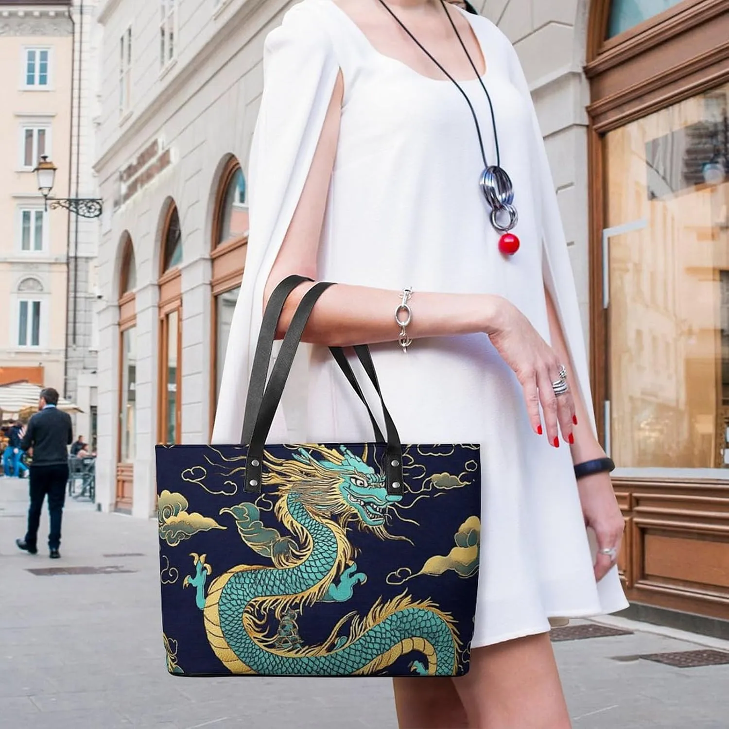 Shopping Bag Work Tote Shoulder Bag for Womens