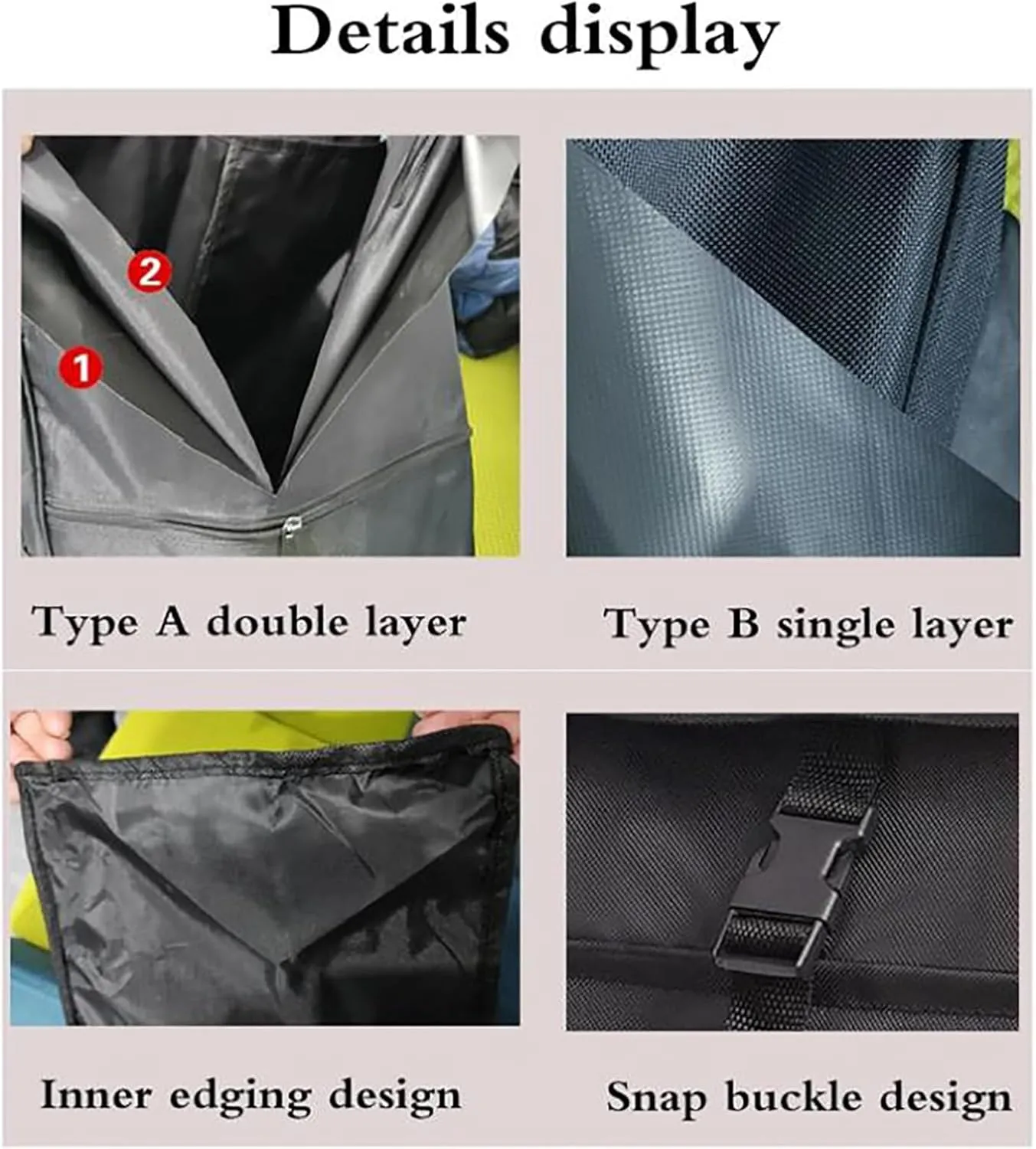 Shopping Cart Replacement Bag, Waterproof Oxford Cloth Replacement Bag, Shopping Trolley Replacement Bag with Side Pocket(A)