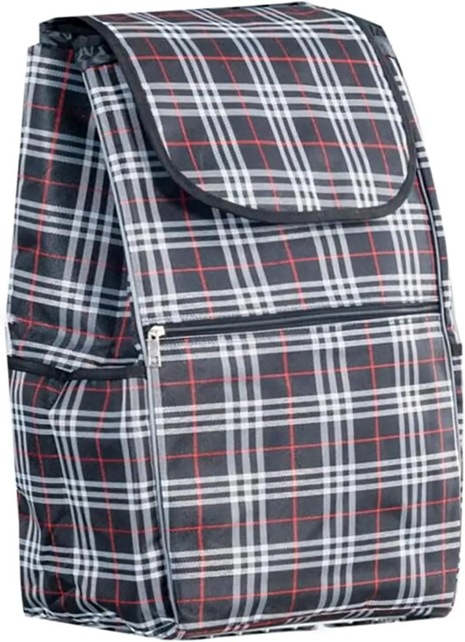 Shopping Cart Replacement Bag, Waterproof Oxford Cloth Replacement Bag, Shopping Trolley Replacement Bag with Side Pocket(B)