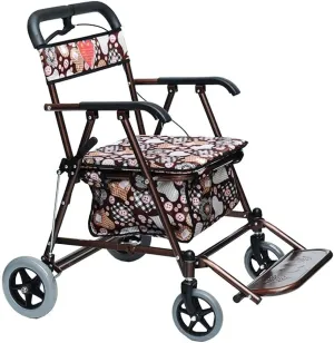 Shopping Trolley,Shopping Trolley on Wheels Multi Function s,Kitchen Storage Utility-Carts Widening Portable and Comfortable Walker Four-Wheeled Elderly Walking Assist Shopping Trol
