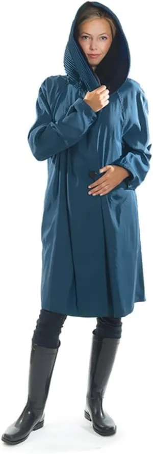Short Donatella Fashion Travel Raincoat
