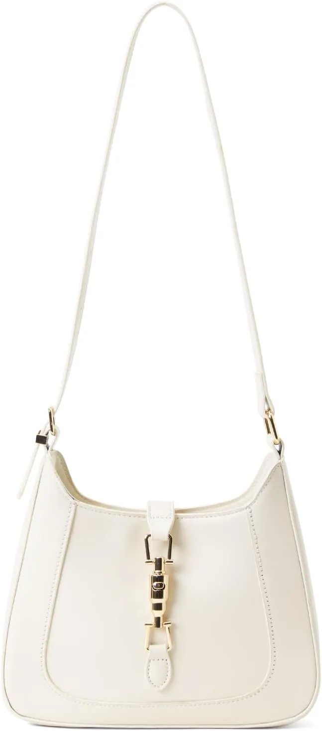 Shoulder Bag for Women - Small Vegan Leather Purses, Casual Trendy Hobo Handbag with Adjustable Strap