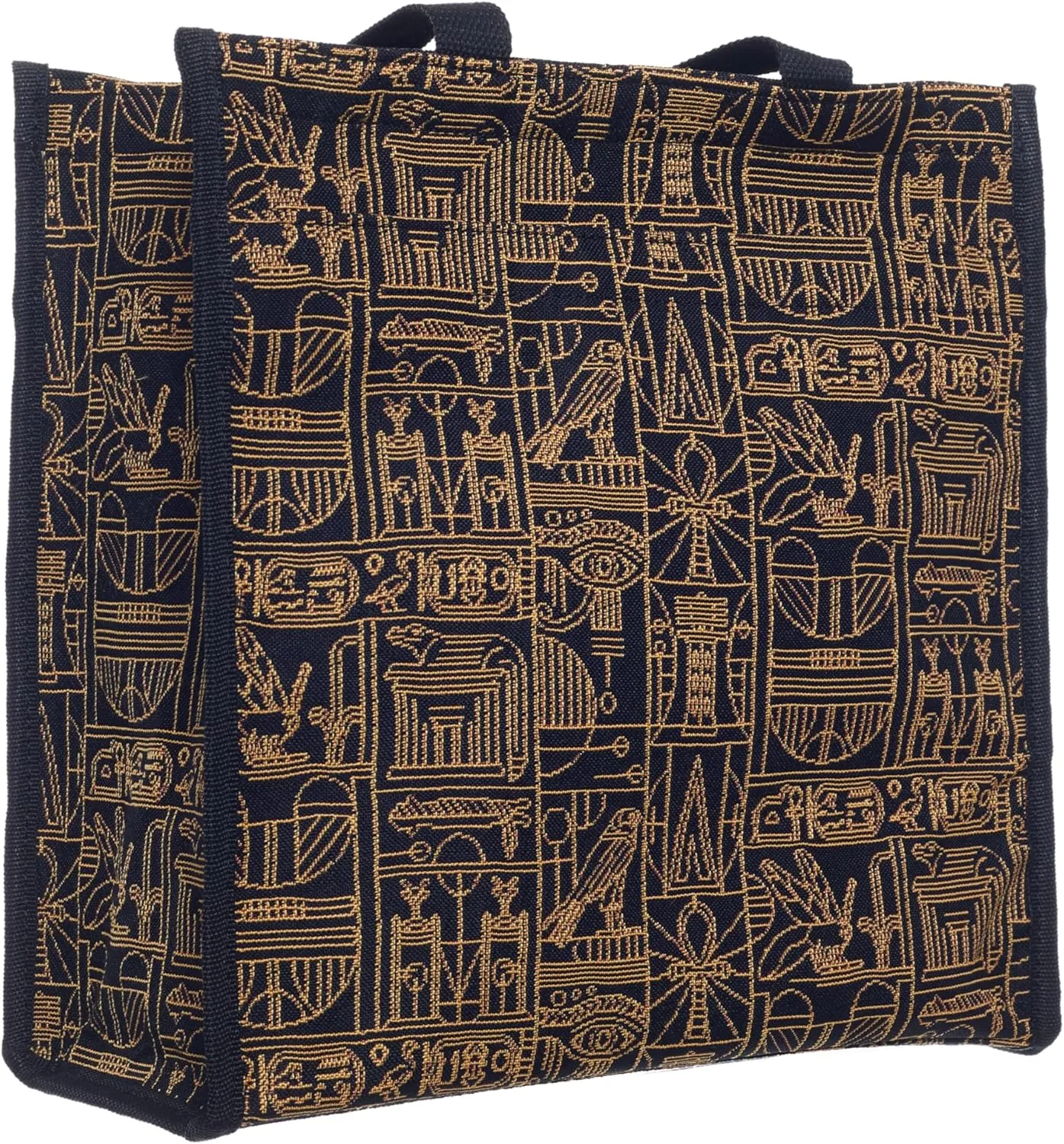 Signare Tapestry Shoulder Tote Shopping Bag for Women In Egyptian Design (SHOP-BM-EGYPT)