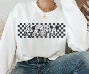 SINGLE COLOR SCREEN PRINT - CHECKERED FRIENDS M33